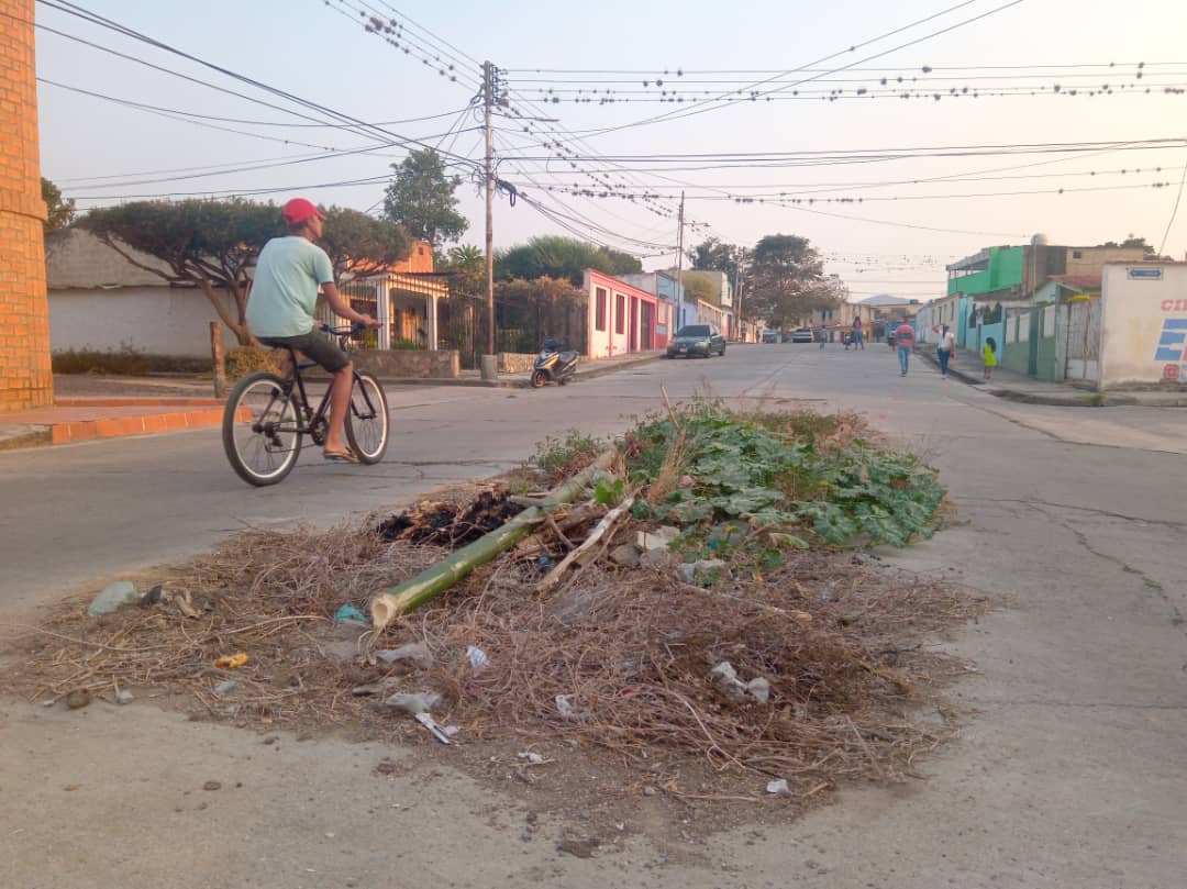 A punto de colapsar una calle en comunidad de Bejuma por falta de atención gubernamental