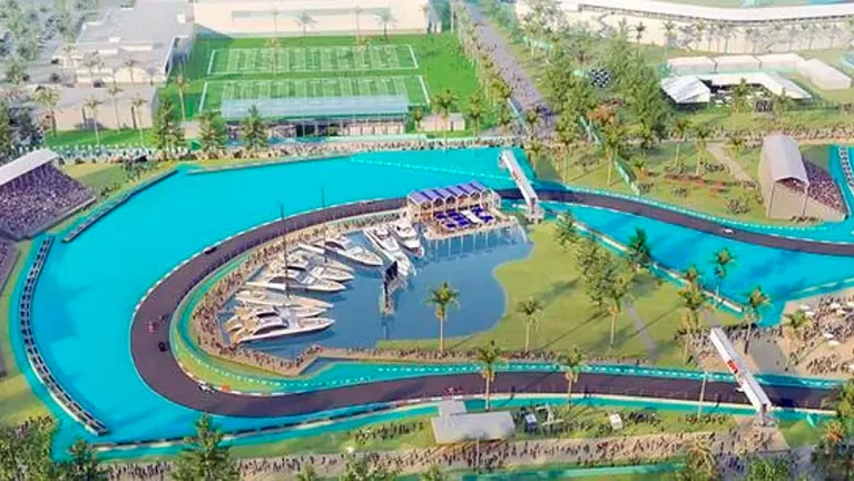 El extraño lago ficticio del GP de Miami que se robó todas las miradas en su estreno en la Fórmula Uno