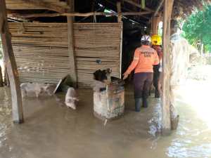 Afectados por las lluvias en Barinas registraron pérdidas en enseres y alimentos