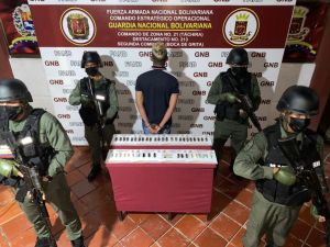 Fue detenido con más de 40 dediles de cocaína en su estómago en Boca de Grita, Táchira