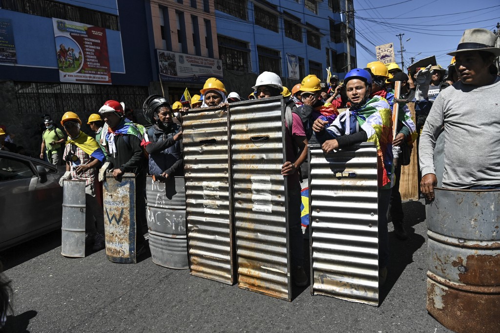 Presidente de Ecuador restituyó estado de excepción en regiones con mayores disturbios