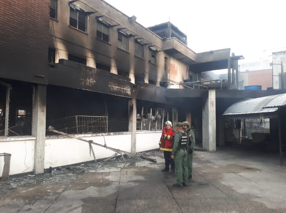 MP imputa al responsable del incendio en el Mercado de los Corotos