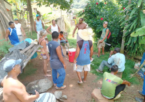 Pobladores fueron montaña adentro a buscar falla eléctrica que afecta a Cuyagua (Fotos)