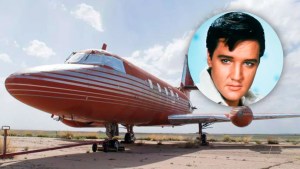 Subastan el último avión que usó Elvis Presley: su historia, sus lujos y el misterioso fan que quiere venderlo