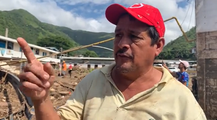 Esposos se salvaron de un deslave en Las Tejerías, pero no su negocio (Video)