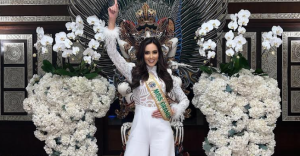 Miss Grand Venezuela 2022 llegó a Indonesia con la mira puesta en la corona