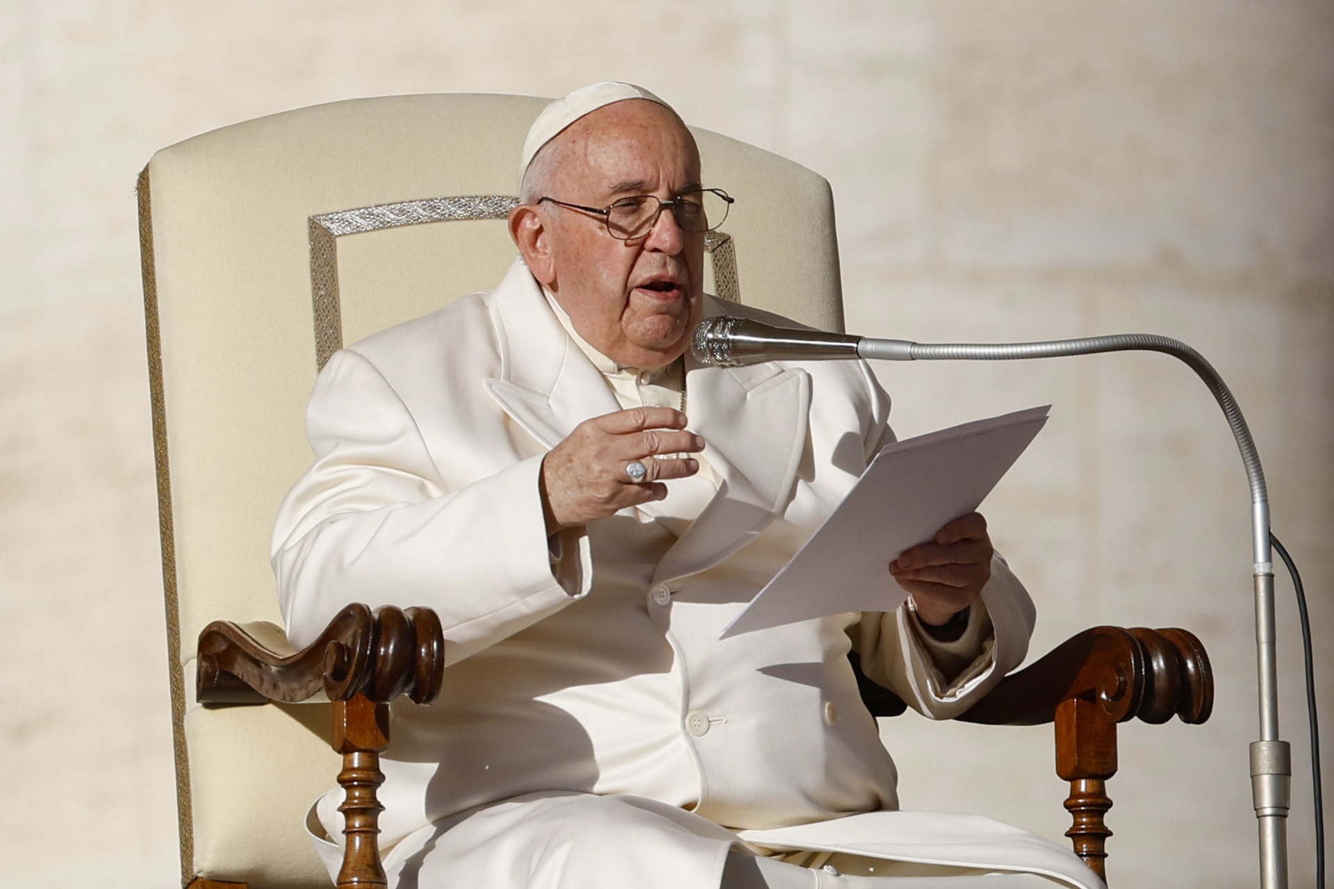 El papa Francisco pide que el Mundial de Qatar fomente la fraternidad entre países
