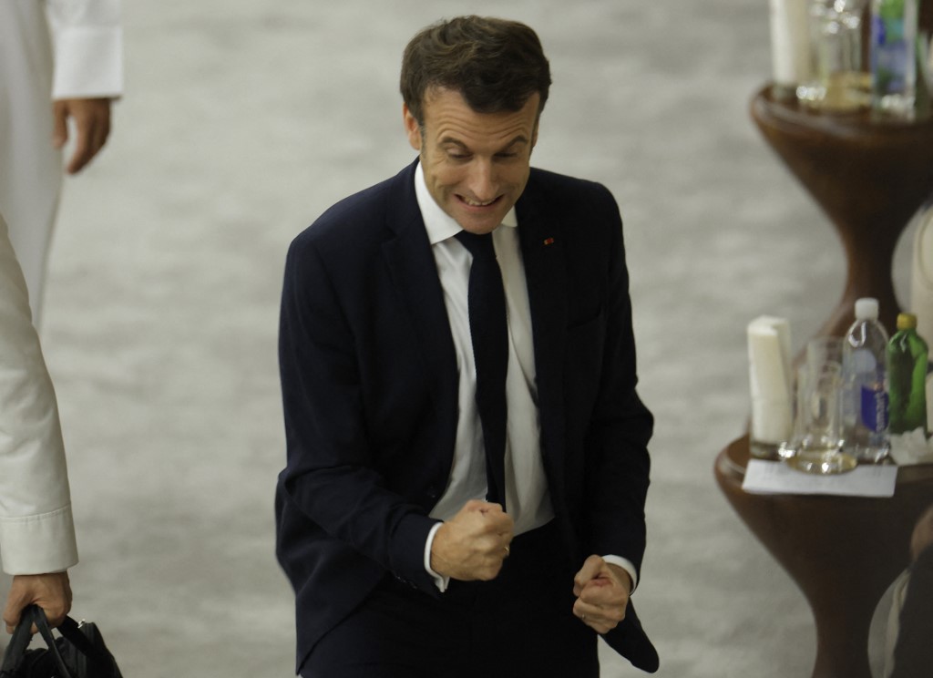 “Que Deschamps se quede”, pidió con gusto Macron