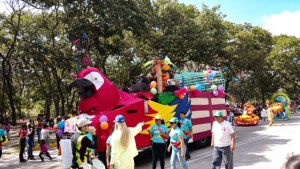 Politicized carnivals: The comparsa in Los Próceres that only shows Chavismo (Photos)