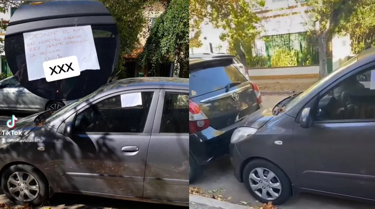 VIRAL: Hombre estacionó en un lugar prohibido y la reacción de una joven explotó en TikTok (VIDEO)