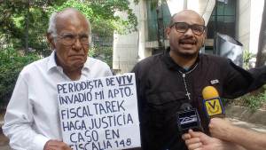 Abuelo con cáncer denunció a periodista de VTV por invadir su apartamento en Parque Central