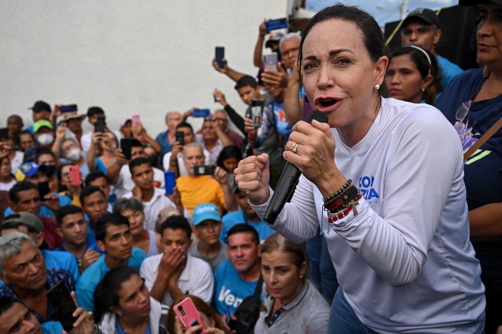 “No tenemos miedo”: María Corina Machado llegó a Valle de La Pascua pese a las amenazas chavistas (VIDEO)