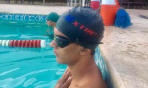 Salomón Mejías, primer nadador ciego que cruzará el Lago de Maracaibo