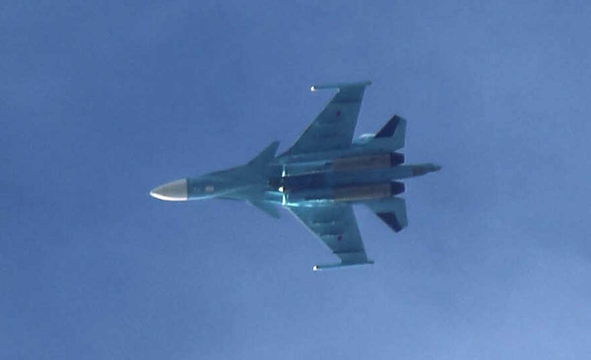 Avión de asalto ruso se estrelló en el mar de Azov durante vuelo de entrenamiento