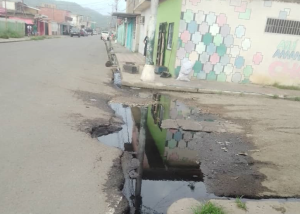 El colapso de cloacas en Guamachito es tan “cabilla” que el agua piche se desborda por las pocetas