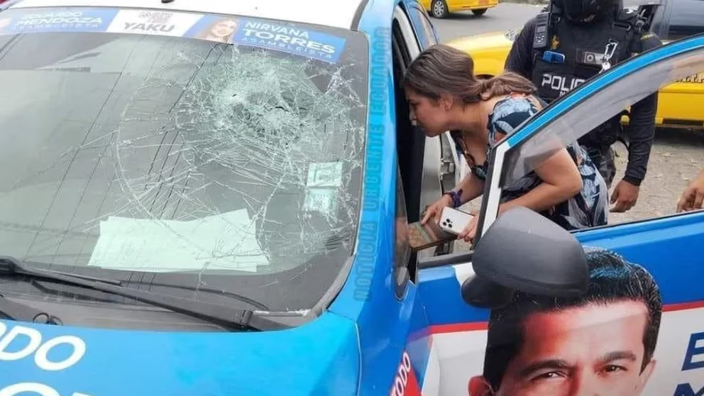 Tras el asesinato de Fernando Villavicencio, atacaron a balazos a una candidata al Parlamento de Ecuador
