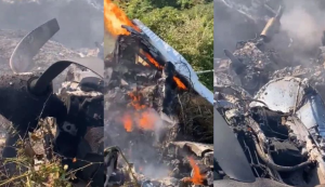Al menos cuatro muertos dejó impactante choque en el aire entre dos avionetas en México (Video)