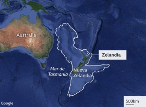 Un nuevo mapa de Zelandia, el continente sumergido, desentraña secretos sobre su origen
