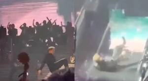 Luis Miguel sufre fuerte caída del escenario en su concierto en México (VIDEO)