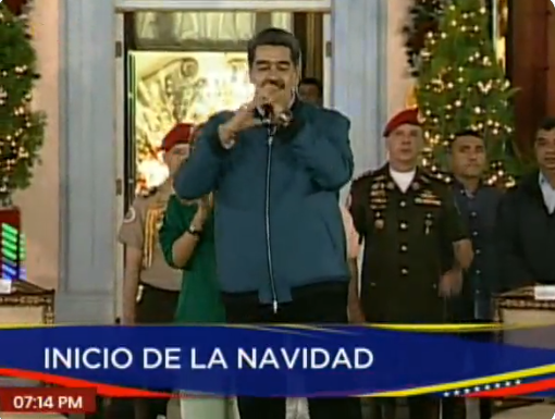 Maduro anunció desde Miraflores el inicio de la Navidad en Venezuela (VIDEO)