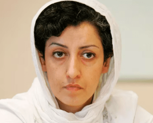 La iraní ganadora del Nobel de la Paz inició una huelga de hambre en prisión el día de la premiación