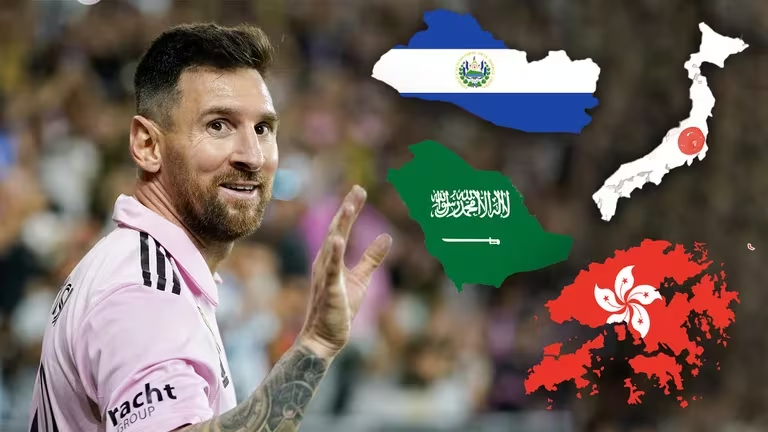 Messi arranca su travesía con Inter Miami: la guía de los 38 mil kilómetros que recorrerá en un mes