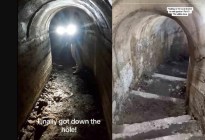 Mujer descubre refugio subterráneo de la II Guerra Mundial en su patio