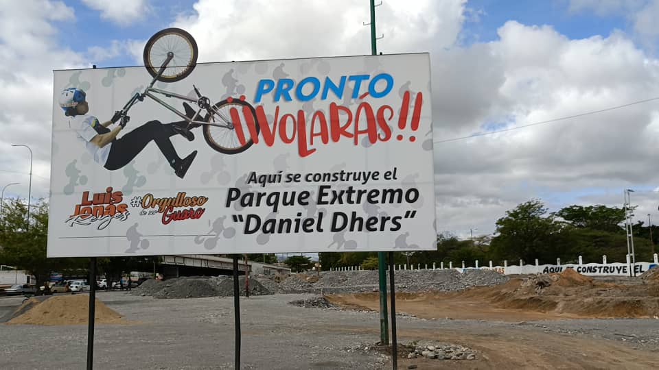 What happened to ‘Daniel Dhers’ Park in Barquisimeto?