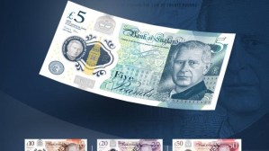 Los nuevos billetes con la cara del rey Carlos III que lanzó el Reino Unido