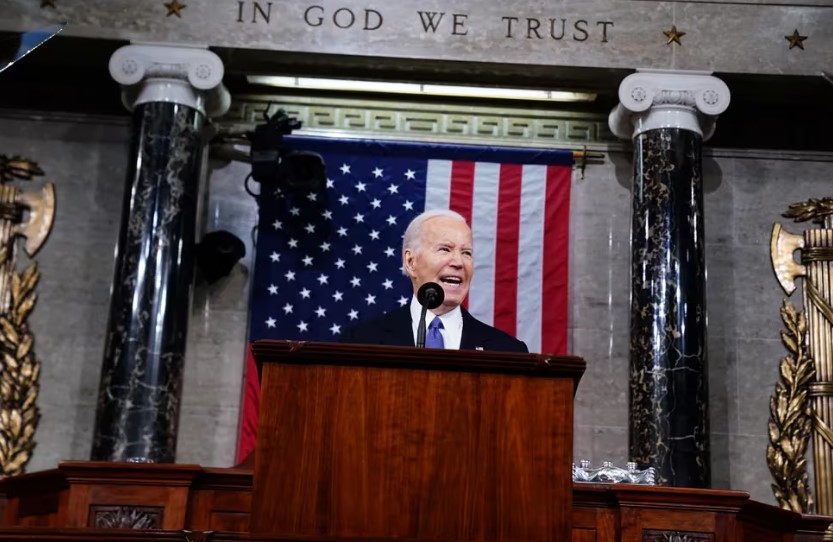 Los cinco momentos del discurso de Biden sobre el estado de la Unión