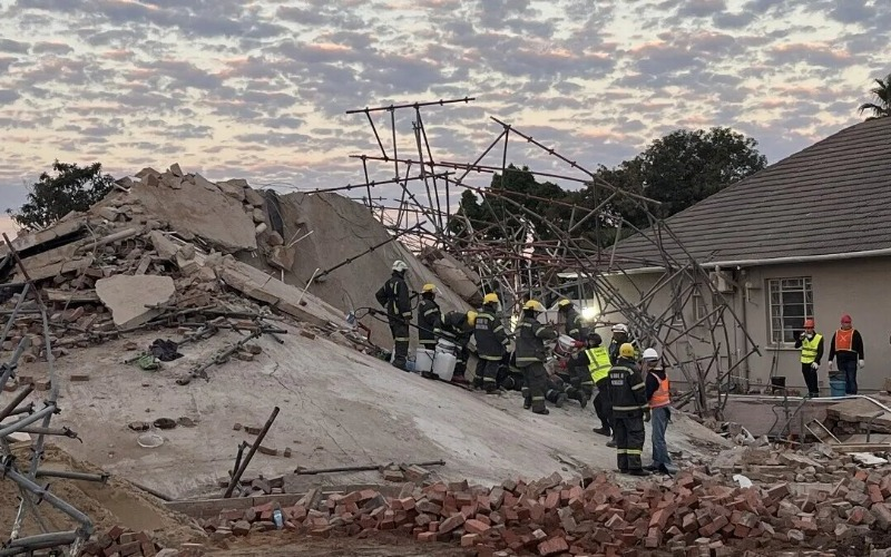 Tragedia en Sudáfrica: ascienden a 33 los muertos por el derrumbe de un edificio hace ocho días