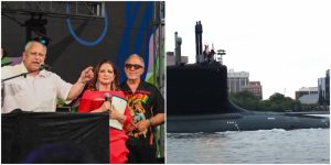 Gloria Estefan, patrocinadora de un nuevo submarino nuclear de Estados Unidos