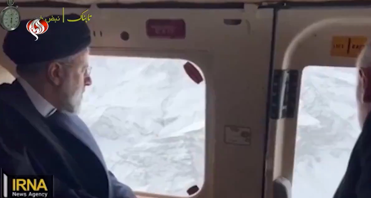 El último VIDEO de Ebrahim Raisi con vida, a bordo del helicóptero que se siniestró