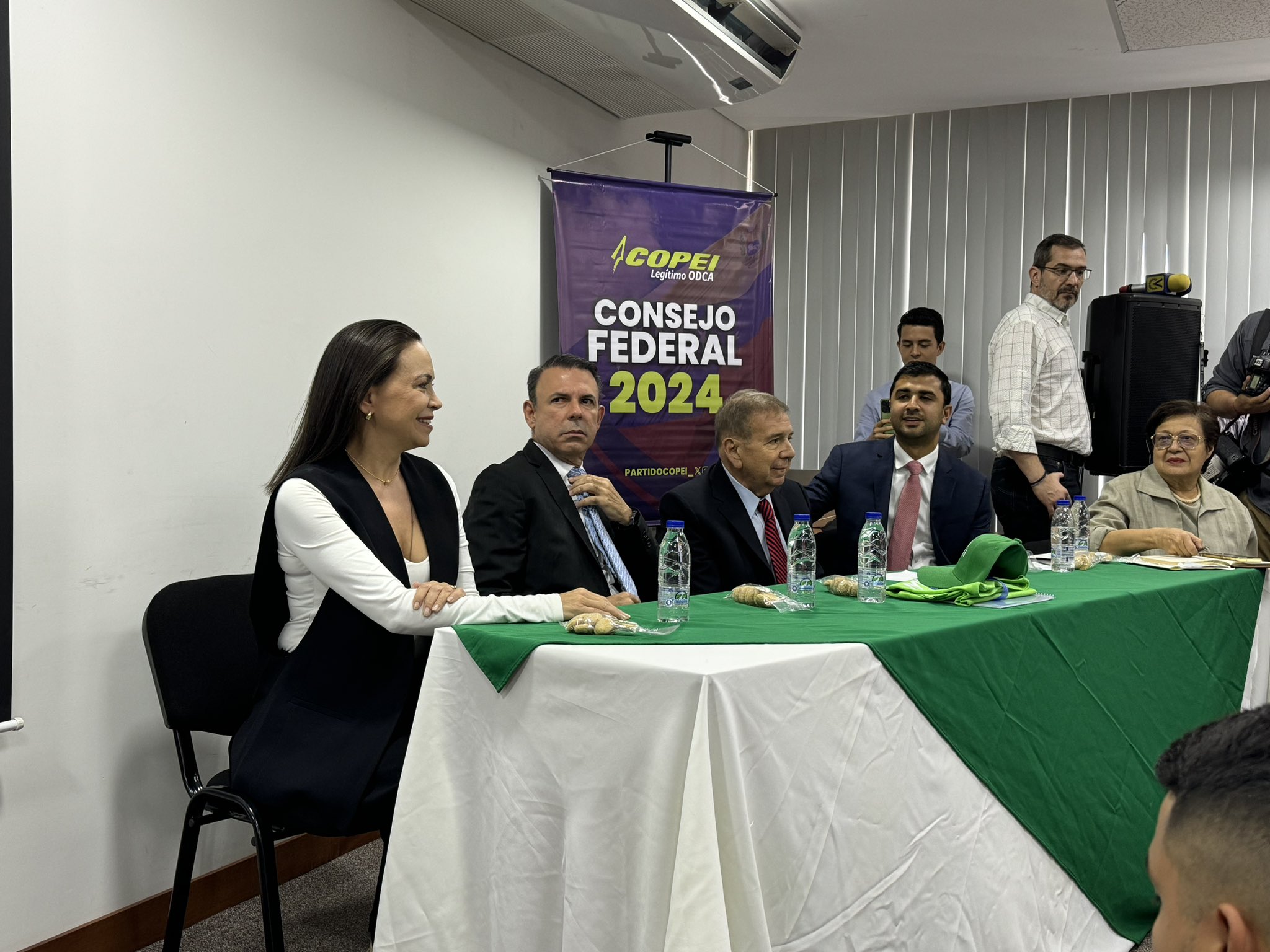 María Corina Machado y Edmundo González participaron en el Consejo Federal de Copei