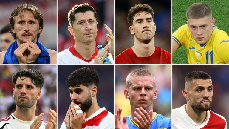 Las ocho figuras internacionales que se despidieron prematuramente de la Eurocopa